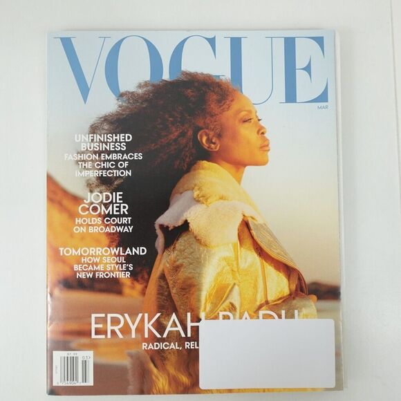 Vogue Magazine March 2023 Erykah Badu - Picture 1 of 6